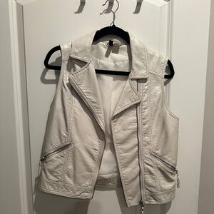 Divided by H&M leather vest